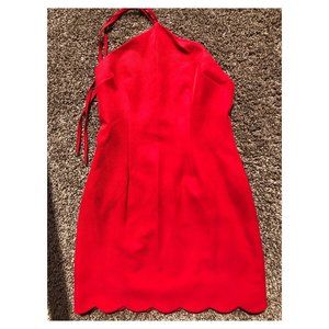 Tobi Red Halter Mini Dress Size Small